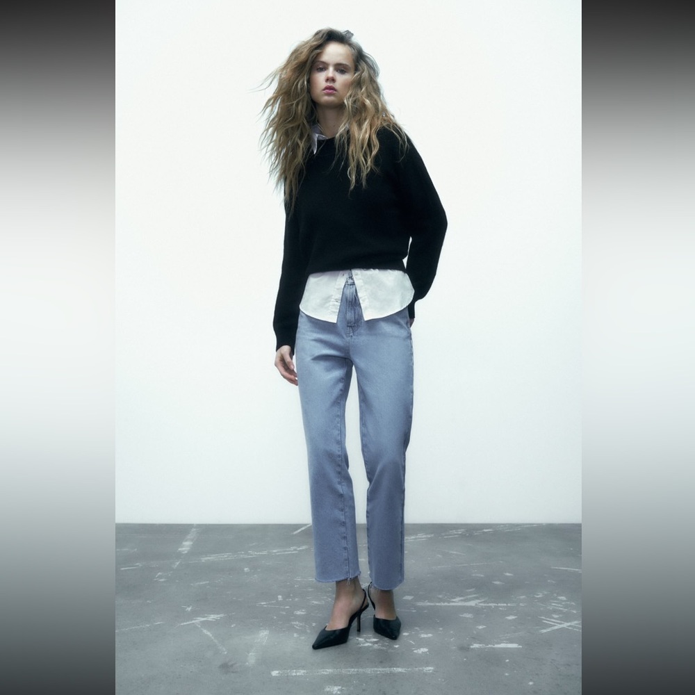 Zara light wash jeans